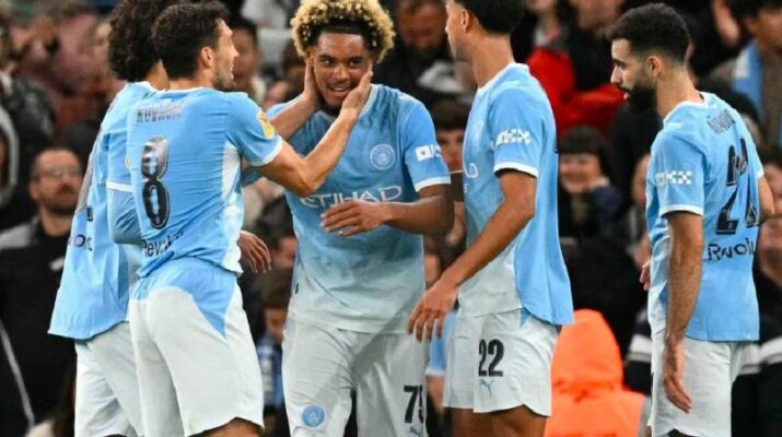 Floyd Samba Cetak Dua Gol saat Debut, Manchester City Hantam Norwich 5-0