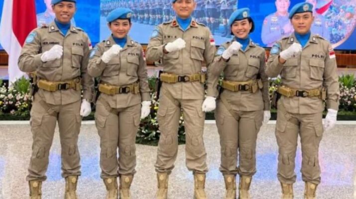 Lima Personel Polda Jatim Gabung FPU 8 MINUSCA, Siap Jalankan Misi Perdamaian PBB